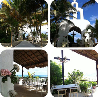 Boda catolica en secret jewel playa del secreto